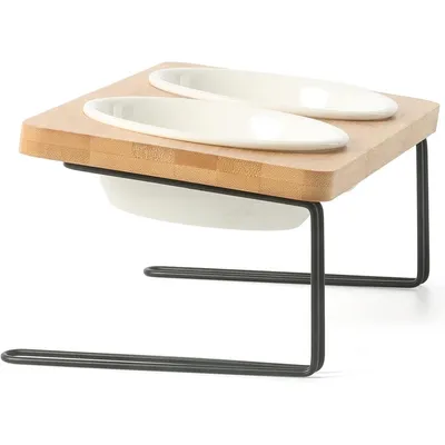ZENITHMIND Gamelle en Céramique pour Animal Domestique avec Support ZENITHMIND Gamelle en Céramique pour Animal Domestique avec Support