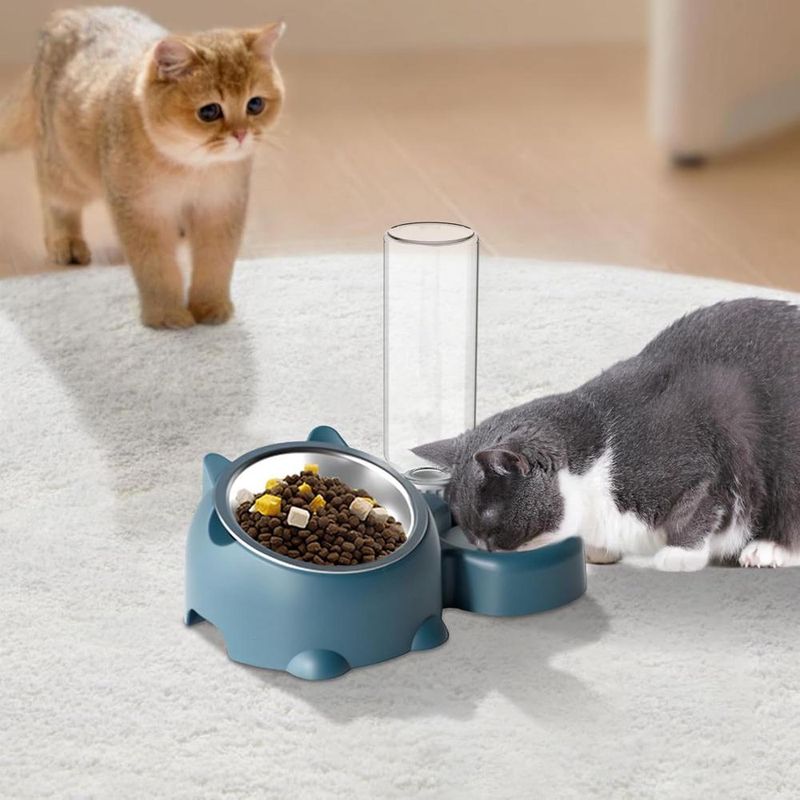 ZENITHMIND Ensemble de gamelle à eau et nourriture pour chat