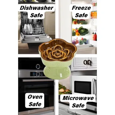 ZENITHMIND Slow Food céramique chat High Bowl