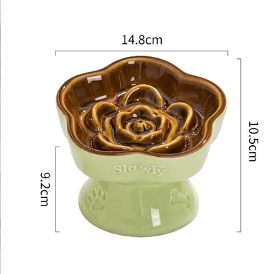 ZENITHMIND Slow Food céramique chat High Bowl