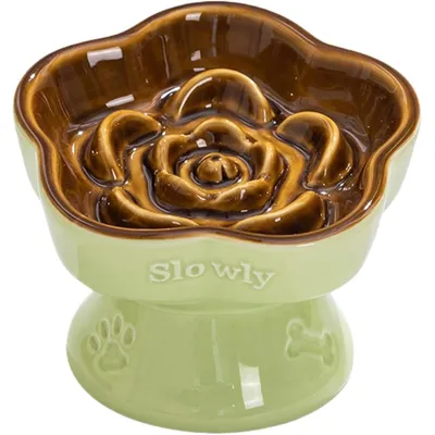 ZENITHMIND Slow Food céramique chat High Bowl