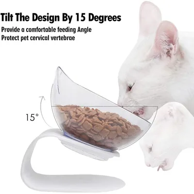 ZENITHMIND Gamelle surélevée pour chat, nourriture pour chat et eau