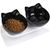 ZENITHMIND Inclinable Support Gamelle Chat,Antidérapant Bols pour Chat
