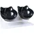 ZENITHMIND Inclinable Support Gamelle Chat,Antidérapant Bols pour Chat