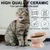 ZENITHMIND Bol haut chat en céramique, incliné à 15°