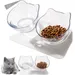 ZENITHMIND Bols pour Chat inclinables à 15 ° Bols Doubles