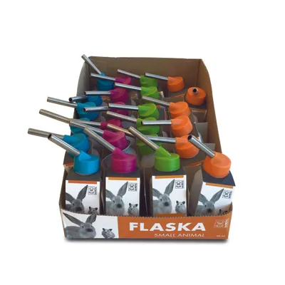 M-PETS FLASKA SMALL ANIMALS - 50ml - Blue, green, orange, pink - M-PETS FLASKA SMALL ANIMALS - 50ml - Blue, green, orange, pink -
