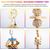 LovuPet Lot de 8 jouets à mâcher pour oiseaux, en bois naturel
