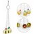 Lot de 7 Jouets à Mâcher en Bois Naturel pour Perroquet