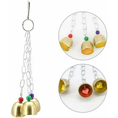 Lot de 7 Jouets à Mâcher en Bois Naturel pour Perroquet