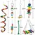 Lot de 7 Jouets à Mâcher en Bois Naturel pour Perroquet