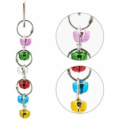 Lot de 7 Jouets à Mâcher en Bois Naturel pour Perroquet