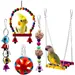 LovuPet Lot de 5 Jouets pour perroquets