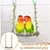 LovuPet Balançoire en Bois pour Perroquet