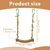 LovuPet Balançoire en Bois pour Perroquet