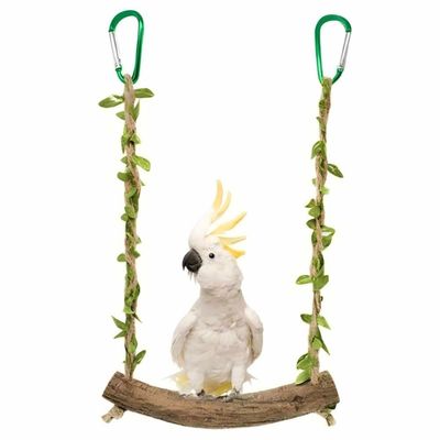 LovuPet Balançoire en Bois pour Perroquet 1 Piece