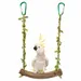 LovuPet Balançoire en Bois pour Perroquet