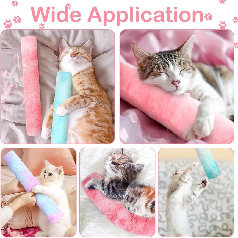LovuPet 3 Pcs Jouet Chat en Peluche à Chat Peluches d'herbe à Chat Séchée