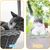 LovuPet 2 coussins à l'herbe à chat,doux et résistant, avec son froissé