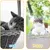 LovuPet 2 coussins à l'herbe à chat,doux et résistant, avec son froissé