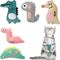 LovuPet 5 Pièces Jouet chat Herbe à Chat, Peluche pour Chat Jouets 1 Piece