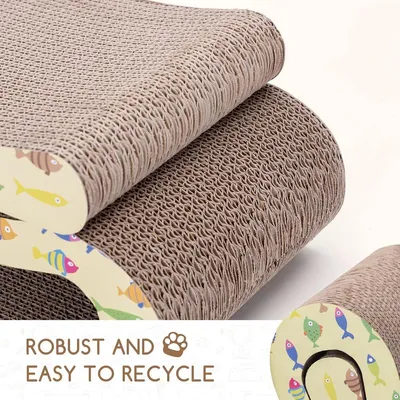 ZENITHMIND Grattoir pour chat 2 en 1,grattoir pour chat avec chat menthe