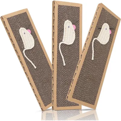 ZENITHMIND 3 pcs grattoir chat avec jeu grattoir chat