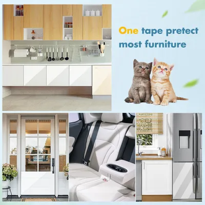 LovuPet Lot de 5 feuilles anti-griffures pour chat et chien