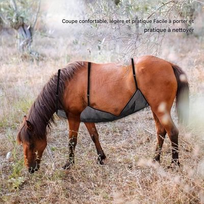 ZooVenture Protège - Ventre Maille Légère Et Respirante Pour Chevaux