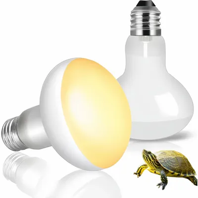 ZooVenture Lot De 2 Ampoule Chauffante 75W Pour Reptiles Amphibiens Tortue