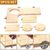 ZooVenture Lot De 5 Planches À Ressort En Bois Pour Petits Animaux