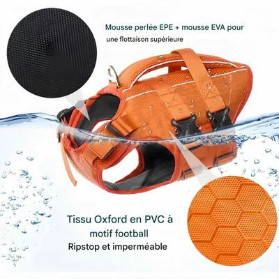 FurryFusion Gilet de sauvetage pour chien