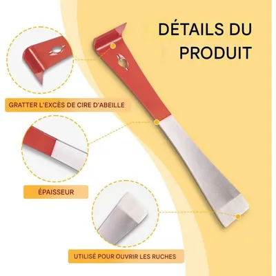 ZooVenture Pince Lève - Cadre De Ruche En Acier Inoxydable