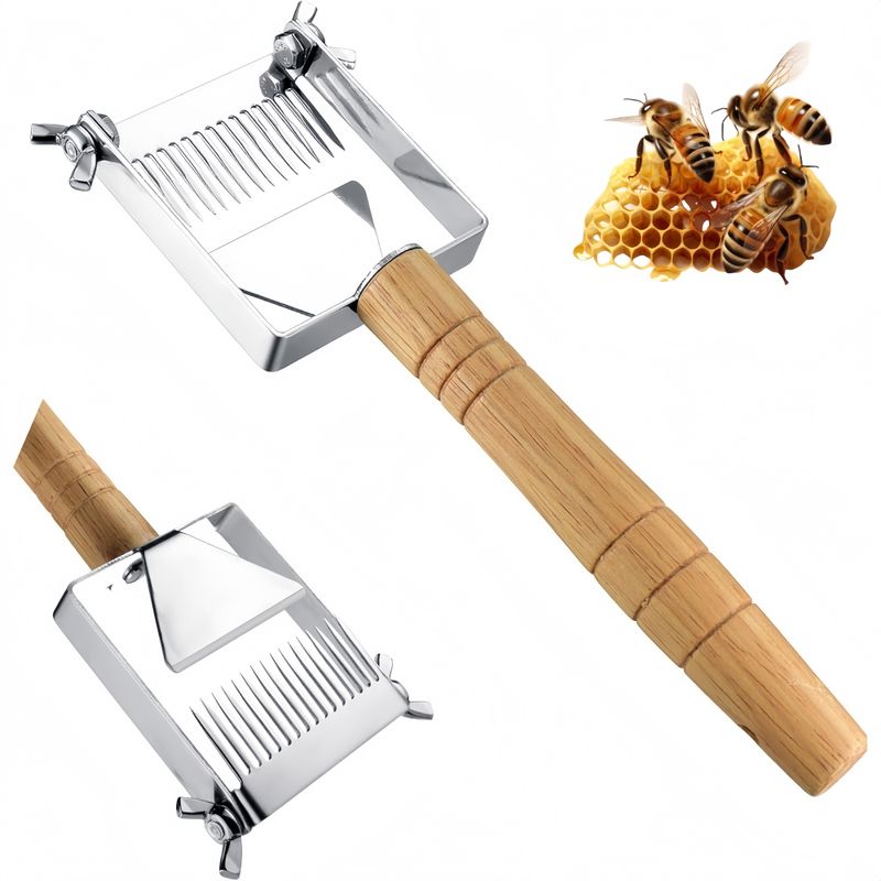 ZooVenture Fourche À Miel Réglable Râcleur En Acier Pour Apiculture