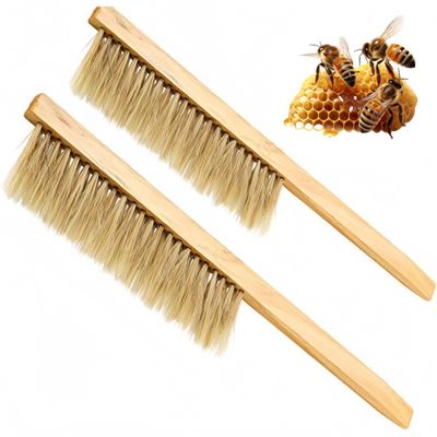ZooVenture Lot De 2 Brosses À Abeilles Avec Manche En Bois