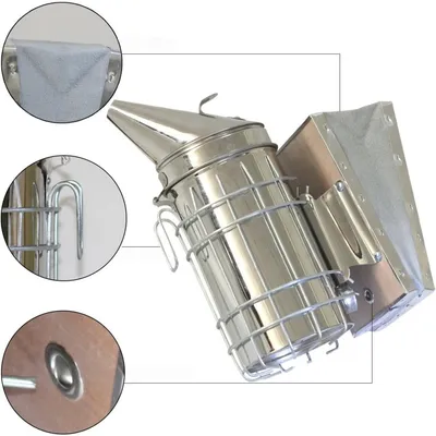 ZooVenture Fumeur De Ruche D'abeilles En Acier Inoxydable