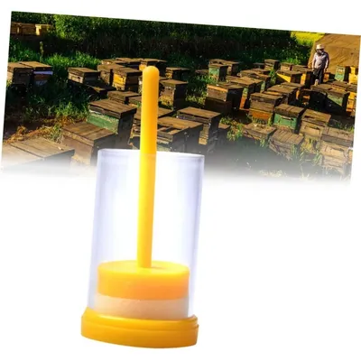 ZooVenture Bouteille Marqueur De Reine D'abeille Avec Cage À Piston Souple