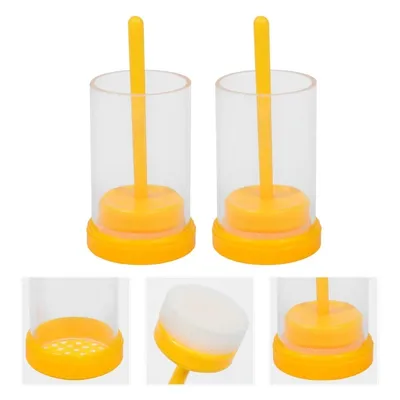 ZooVenture Bouteille Marqueur De Reine D'abeille Avec Cage À Piston Souple