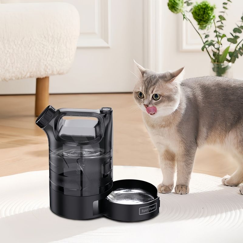 FurryFusion Seau à eau portable 2,5 L pour chien
