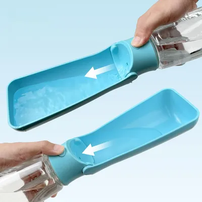 UAMLY Botella de agua plegable para perros