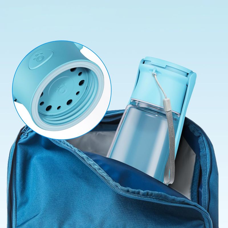UAMLY Bouteille d'eau pliable pour chien