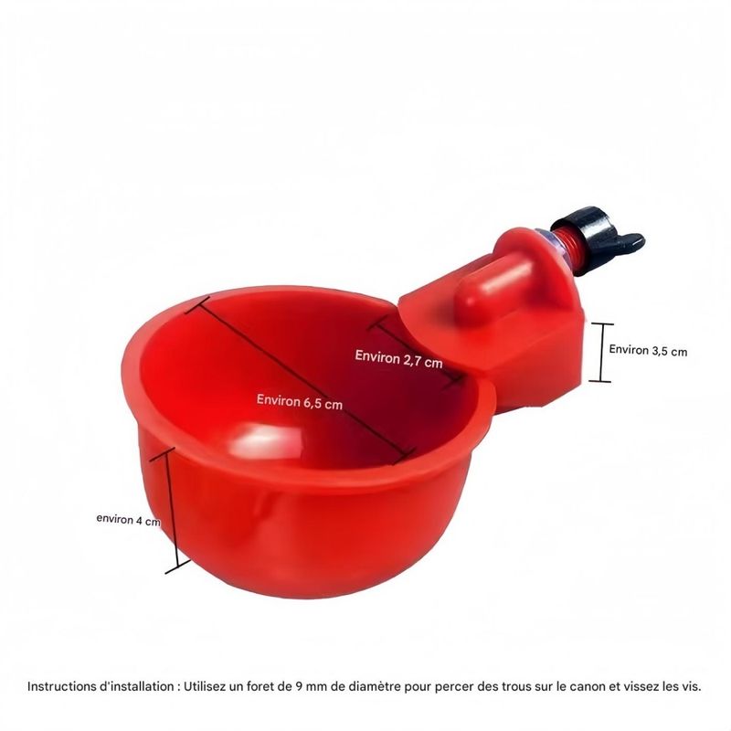 ZenPets Tasses d'eau pour volaille