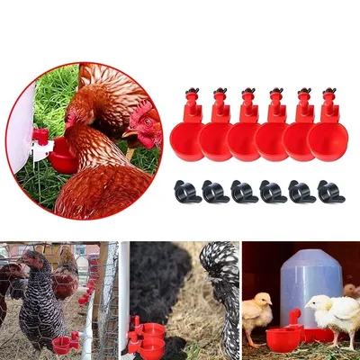 ZooVenture 6 Pièce Kit Abreuvoir Automatique DIY Pour Poules Volaille
