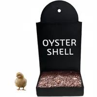 ZooVenture Nourrisseur Volaille Extérieur Avec Graviers Pour Poules