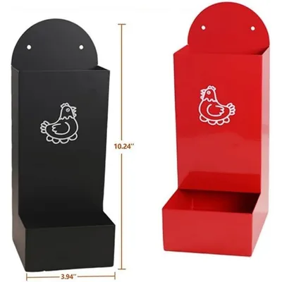 ZooVenture Mangeoire Automatique En Métal Sans Déchets Pour Volaille