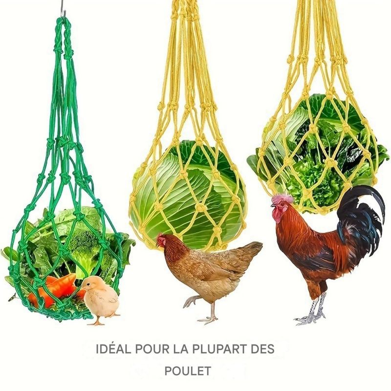 ZooVenture Mangeoire Pour Volaille Suspendue En Nylon