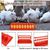 ZooVenture 10 PCS Flip Top Mangeoire Plastique Pour Volailles Oiseaux