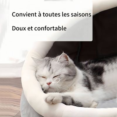 FurryFusion Lit semi-fermé pour chat
