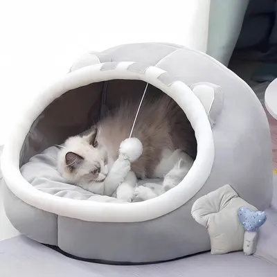 FurryFusion Lit semi-fermé pour chat