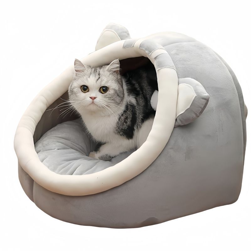 FurryFusion Lit semi-fermé pour chat